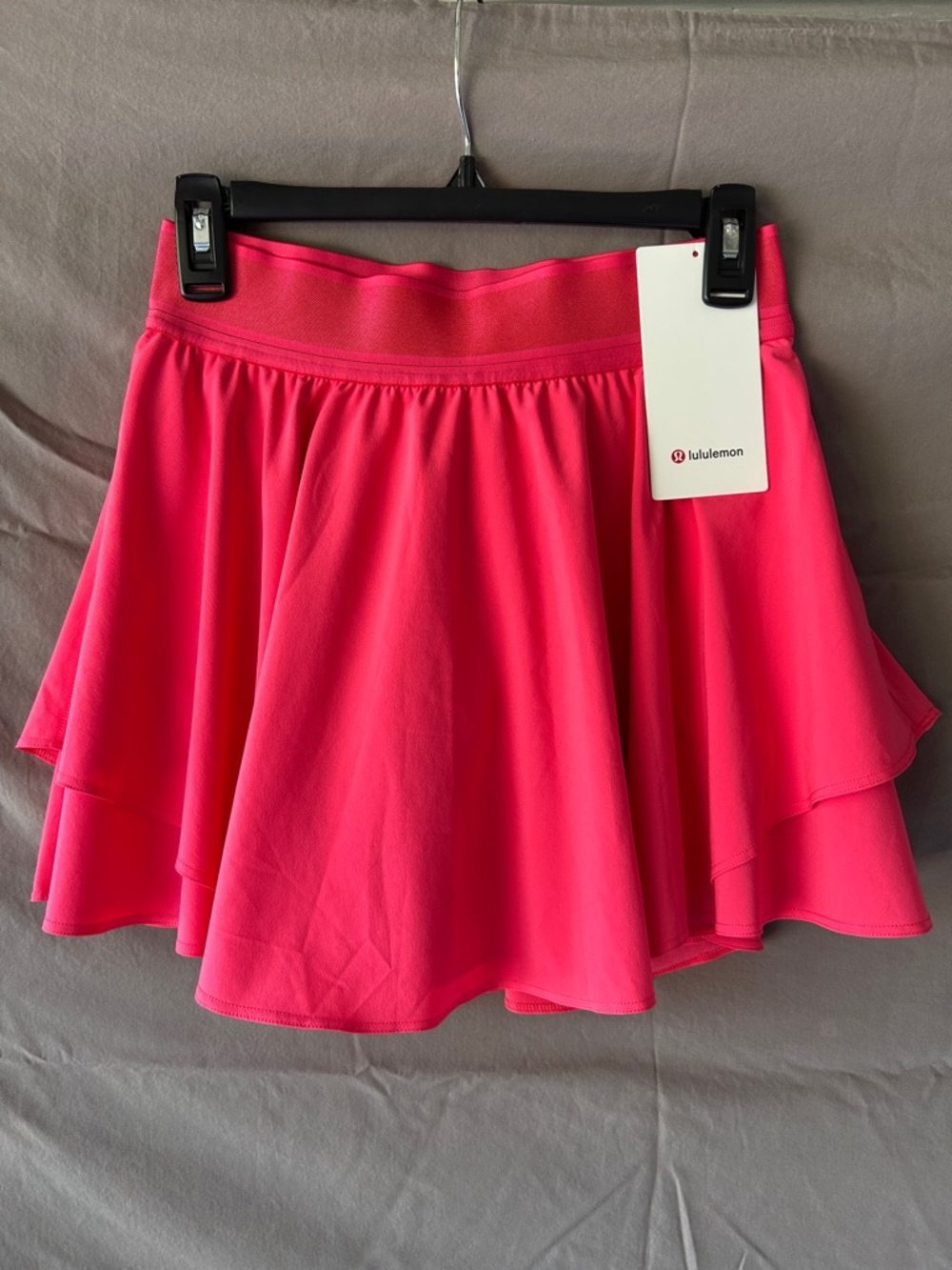 lululemon athletica Hot Pink Layered  Skort - size 6